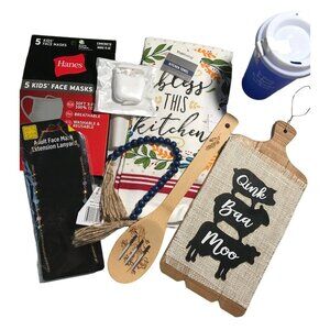 LOT HOUSE WARMING GIFT Fun Household Kitchen Country Bundle Cup Decor Mask Lanya